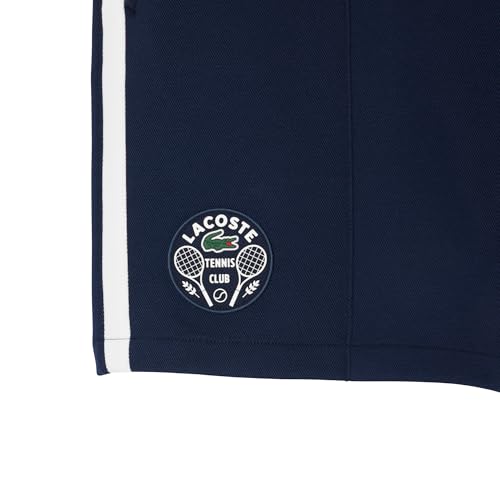Image of Lacoste Men's Ultra Dry Badge Accent Tennis Heritage Shorts