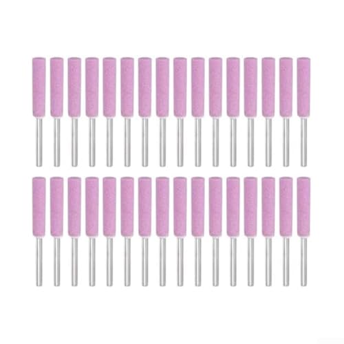 Herramienta de afilado de motosierra, 32 piezas de limas de molienda para un mantenimiento estable de la cadena para aplicaciones de metal, madera y plástico (4 mm)