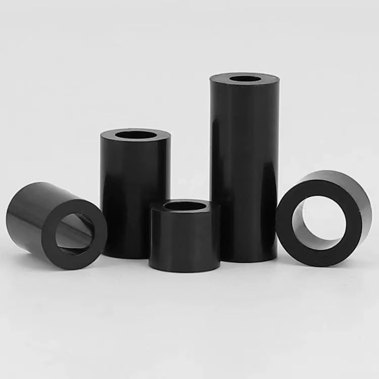 Entretoises rondes ABS nylon noires M3-M10 pour assemblage PCB et matériel électrique (500,M4.2 x 7 x 35mm)