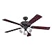 Westinghouse Lighting 7207900 Vintage 52-inch Oil Rubbed Bronze Indoor Ceiling Fan, Light Kit with Frosted Ribbed Glass, Non-LED