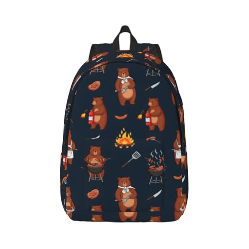 Sac à bandoulière ours pour femmes résistant avec grand volume 45 cm