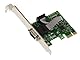 KALEA-INFORMATIQUE PCI Express PCIe Serial RS232 1-Port Controller-Karte mit ASIX AX99100 Chipsatz. Mögliche Low- und HIGH Profile-Montagen.