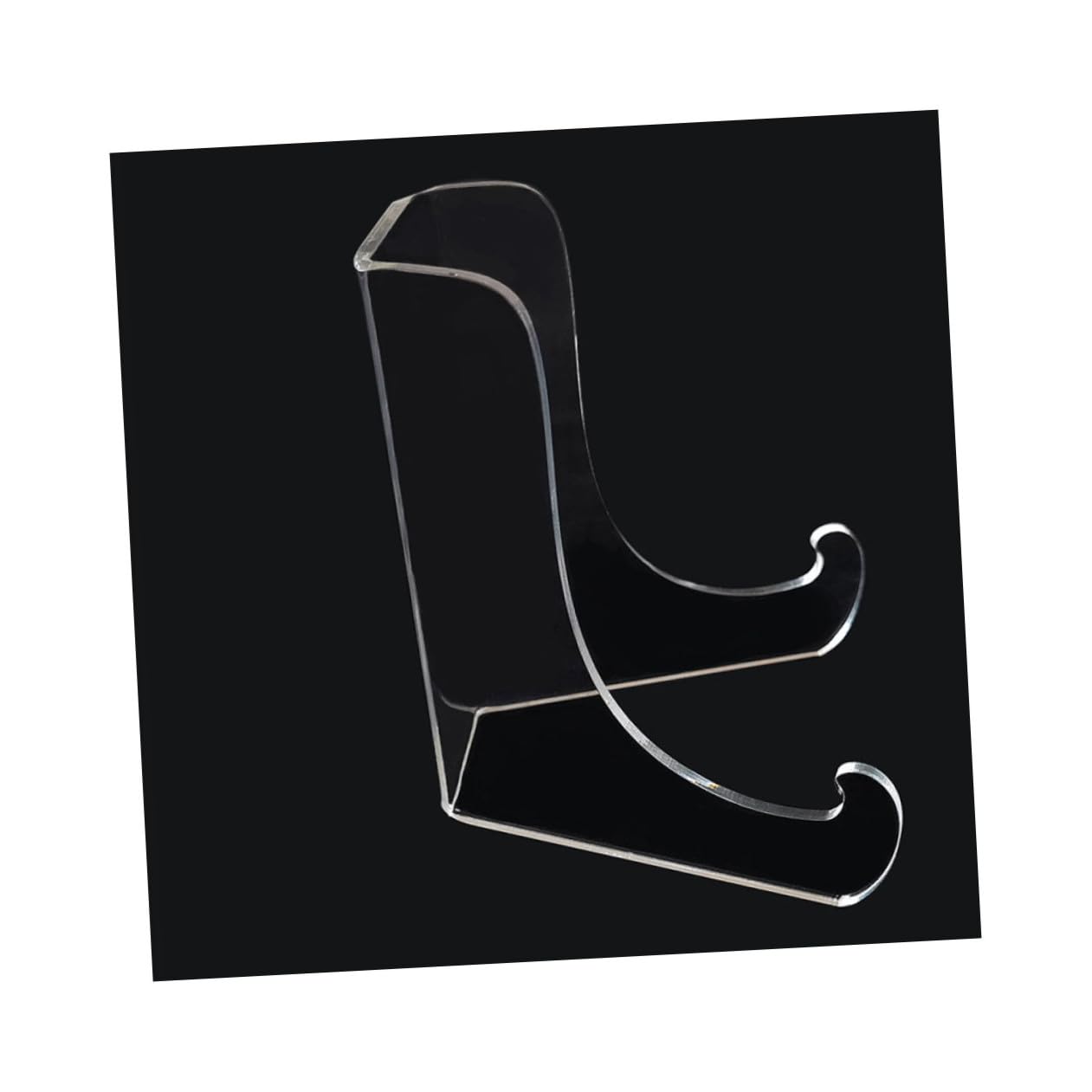 Garneck 16 Pz Espositore Trasparente Cinesi Supporto per cavalletto di Compleanno Tavolo espositore Acrilico portapiatti da appoggio Supporto Piatto Trasparente Titolare della Carta
