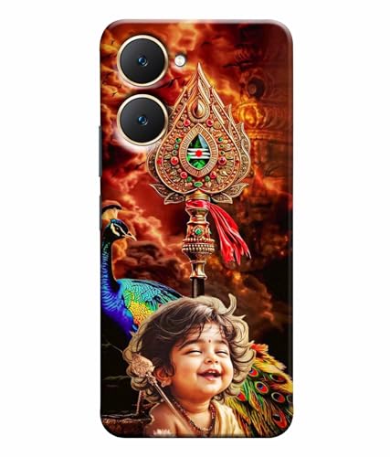 Image of Lord Murugan God Kartikeya Printed Hard Back Case Cover & Compatible for Vivo Y18 4G / Y18E / Y03 4G / T3 Lite (Multicolor) - D1804