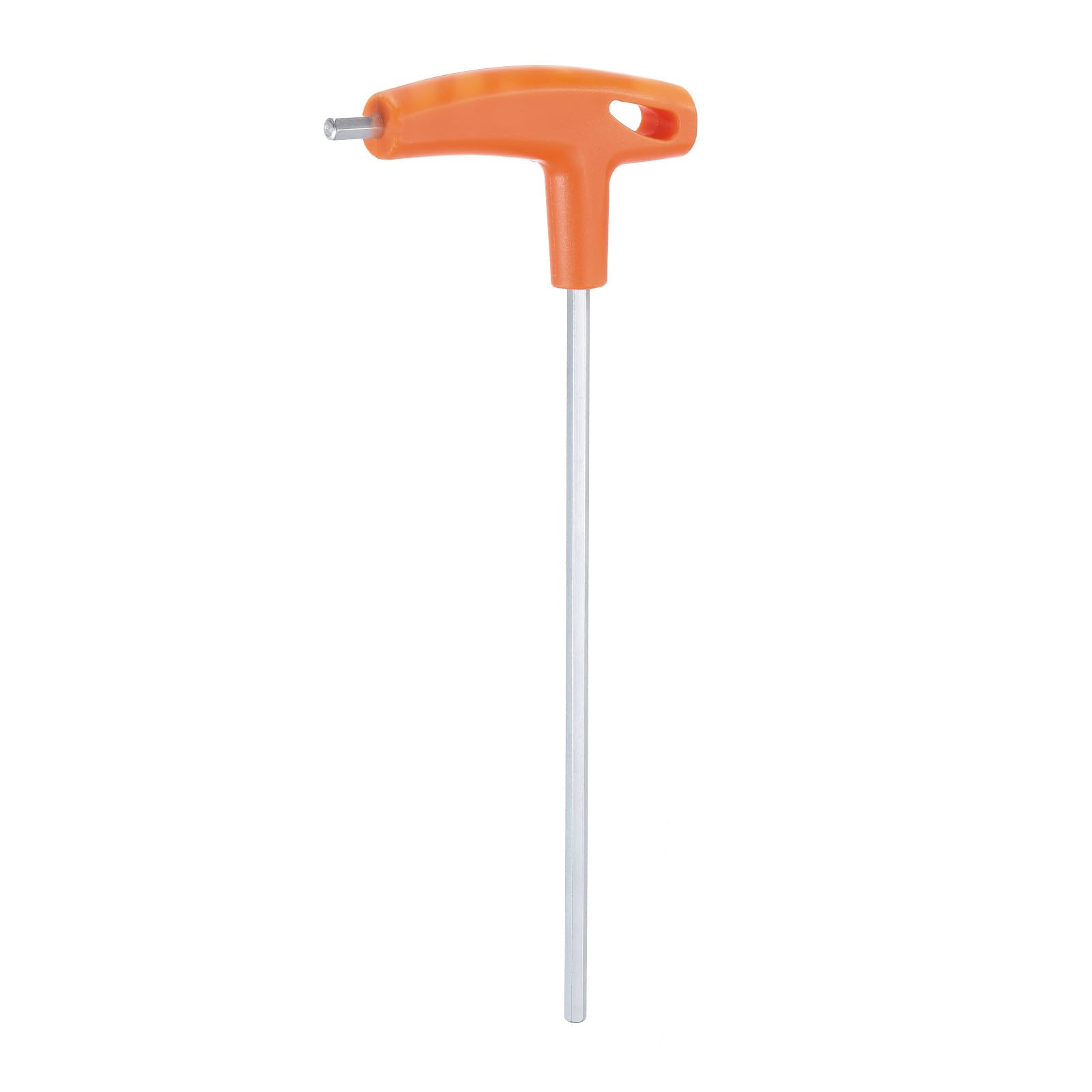 QUARKZMAN Llave Hexagonal en T de 6 mm Métrica Cr-V Naranja | Llave de Hexágono Interior en Forma de T, con Brazo Extra Largo, para Mantenimiento Automotriz y Doméstico