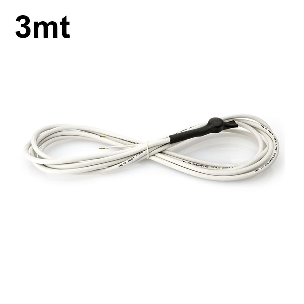 Câble Chauffant Antigel 3 m Thermostat No-Frost 230 V 50 W/m Silicone −40/+130 °C Protection Tuyaux