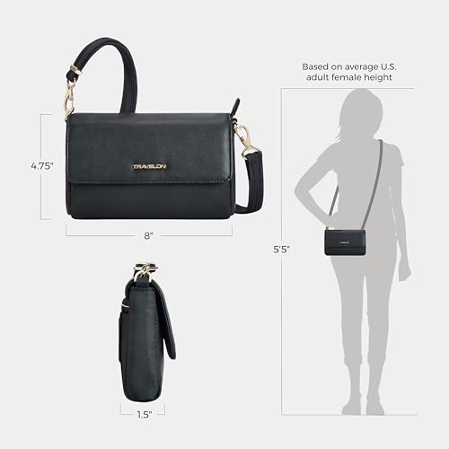 Image of Travelon Anti-Theft Addison Convertible Crossbody /Belt Bag
