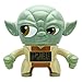 Produktbild Bulb Botz Star Wars Yoda Kinderwecker beleuchtet, grün/braun, Kunststoff, 19 cm hoch, LCD-Display, Junge/Mädchen, offizielles Produkt