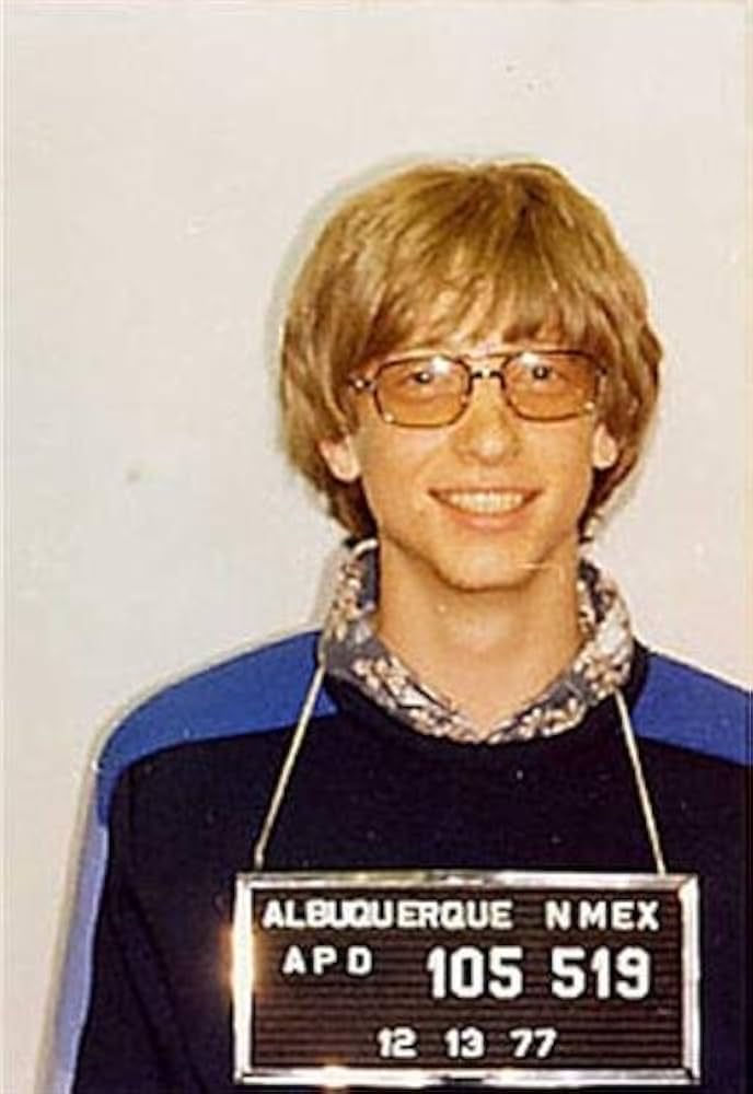 BILL GATES PORTRAIT MUG SHOT GLOSSY POSTER PICTURE PHOTO mugshot nerd geek : Amazon.ca: Home