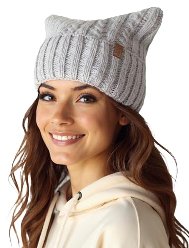 Bonnet hiver femme VIVISENCE en laine pour le quotidien