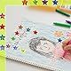Leersao 1500 Stück 10 Farben Sticker Sterne Aufkleber 1 cm Bunte Laser Belohnungssticker, Glitzer Sticker, Selbstklebende Glitzer Aufkleber für Lehrer Belohnung Kalende DIY