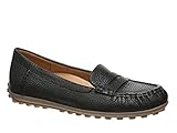 Vionic Marcy Women's Slip-on Casual Loafer Black Tumbled - 8.5 Medium