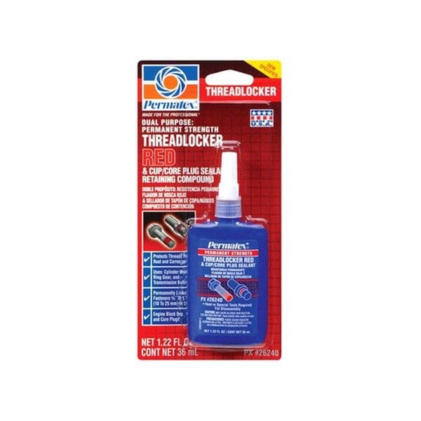 Part Synergy Replacement for Permanent Strength Threadlocker RED OE Direct Fits