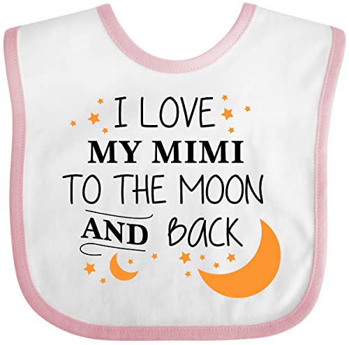 inktastic I Love My Mimi To the Moon and Back Baby Bib