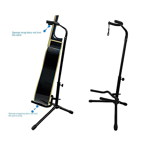Lisher Support de Guitare au Sol en Métal avec Support de Trépied pour Guitare Électrique Acoustique, Support de Guitare pour Rack - Les Beatles, Paul McCartney, John Lennon, RIngo Starr, George Harrison Lisher Support de Guitare au Sol en Métal avec Support de Trépied pour Guitare Électrique Acoustique, Support de Guitare pour Rack – Image 3