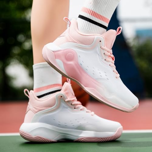 Image of Beita Basketball Shoes for Women Fashion Sneakers Sport Shoes Anti Slip Breathable Tennis Shoes Volleyball Shoes Pickleball Shoes Running Shoes Rubber Sole Indoor Outdoor Court Light Weight Wide