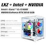 LXZ Gaming PC Desktop, I7-12700F, 2.1GHz, GeForce RTX 4060 8GB, 32GB DDR4 RAM, 1TB NVME SSD, for Advanced Gaming, Video Editing, and Work, White - Image 3