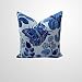 Housse de coussin motif papillon bleu océan exotique - Taie d'oreiller décorative double face - Pour canapé, chambre à coucher, cadeau d'anniversaire - 45,7 cm