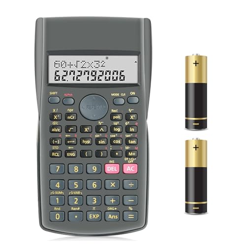 HIHUHEN 2-zeilig Taschenrechner für Schule und Business (KK-82MS) HIHUHEN 2-zeilig Taschenrechner für Schule und Business (KK-82MS)