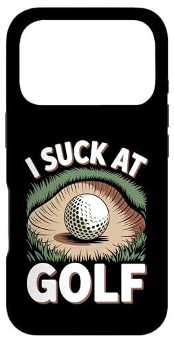 I Suck At Golf Joke ʔSt s Ȓj St X}zP[X iPhone 17 Pro p