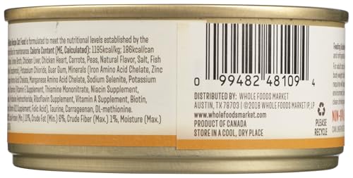 Image of Whole Paws, Grain-Free Wet Cat Food, Turkey & Giblets Loaf Recipe, 5.5 Ounce
