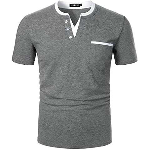 Polo Homme YCUEUST Gris Cover