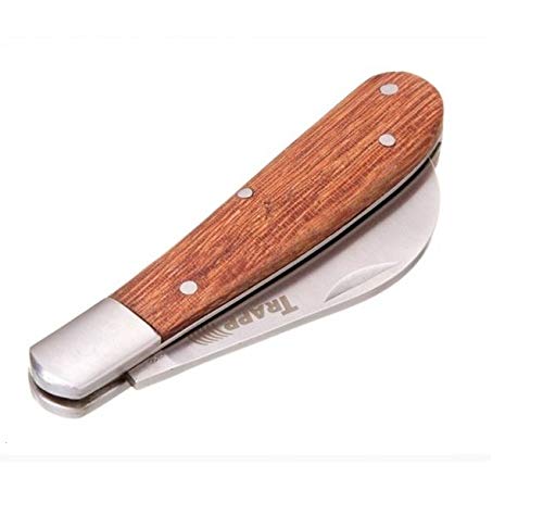 Canivete para Enxerto Inox Cabo de Madeira KN01 Trapp