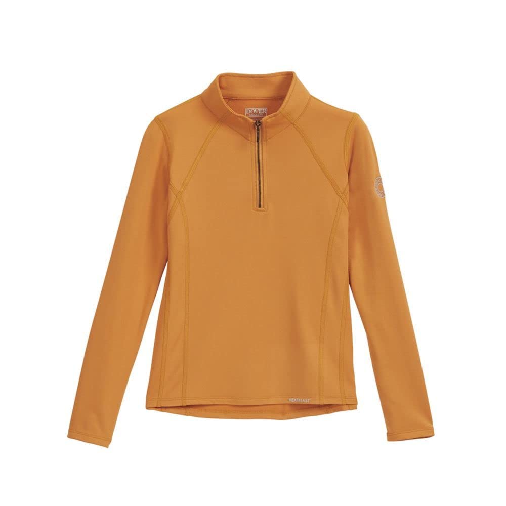 Dover Saddlery HeatBlast Kids' Long Sleeve Shirt, Color: Honey Topaz, Size: Large