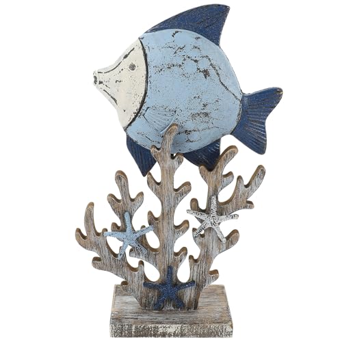 Ornement poisson corail stable pour sublimer votre bureau