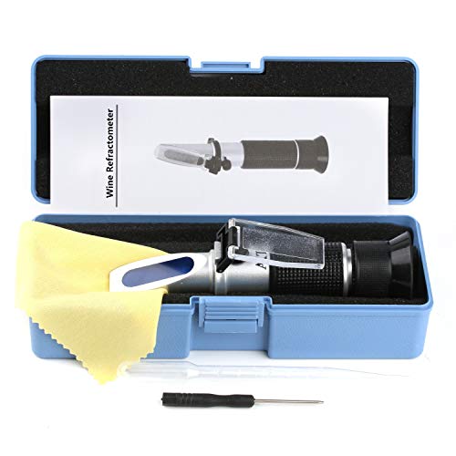 Wine Refractometer for Testing Grape Wine Brewing Measuring Sugar Content in Original Grape