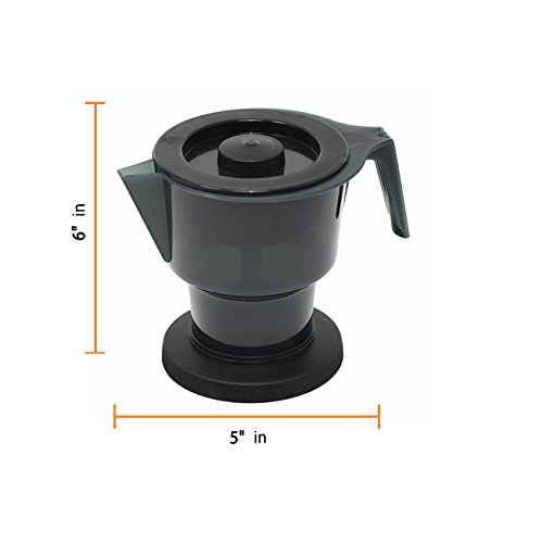 Microwave Percolator Coffee Maker | Tea and Cocoa Maker | BPA Free - Dishwasher Safe - by Home-X - Thumbnail 6