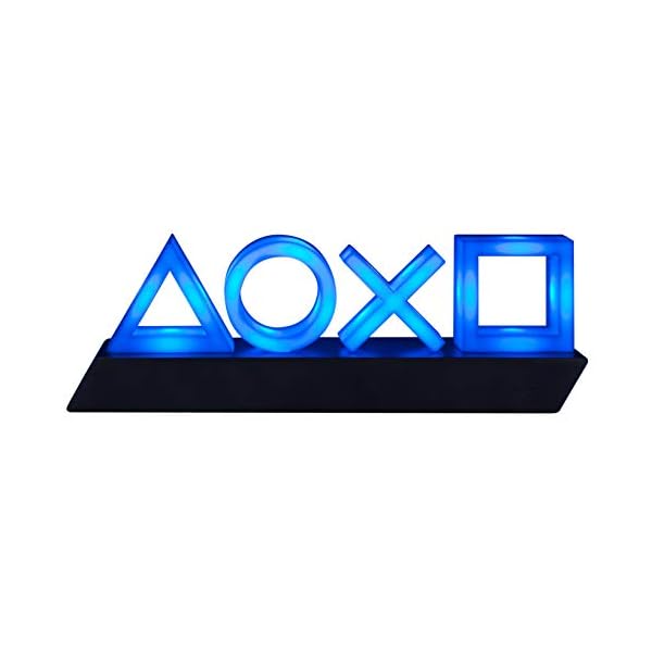 Paladone PS5 Playstation Icons Light with 3 Dynamic Lighting Modes, Desktop Game Room Decor, Officially Licensed Playstation 5 Desk Accessories