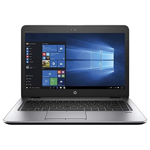 HP EliteBook 840 G4 14 HD Laptop, Core i5-7200U 2.6GHz, 16GB RAM, 256GB Solid State Drive, Webcam, Bluetooth, Windows 10 Pro 64Bit (Renewed)