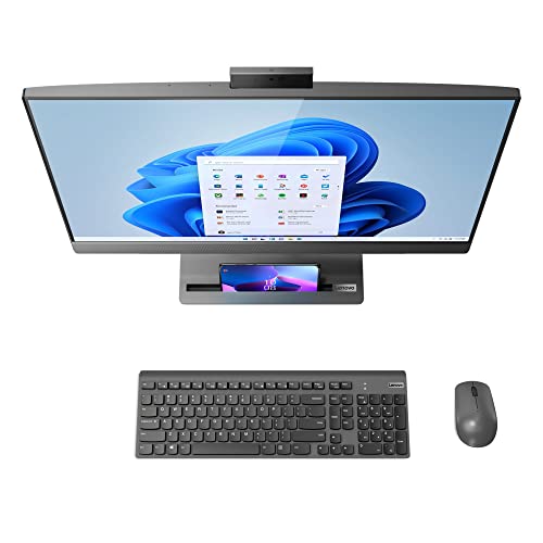 Image of Lenovo IdeaCentre AIO 5i 27 inch QHD Touchscreen All-in-1 Desktop Computer - 12th Gen Intel Core i7-12700H 14-Core up to 4.7 GHz CPU, 16GB DDR5 RAM, 1TB NVMe SSD, Intel Iris Xe Graphics, Windows 11 Home