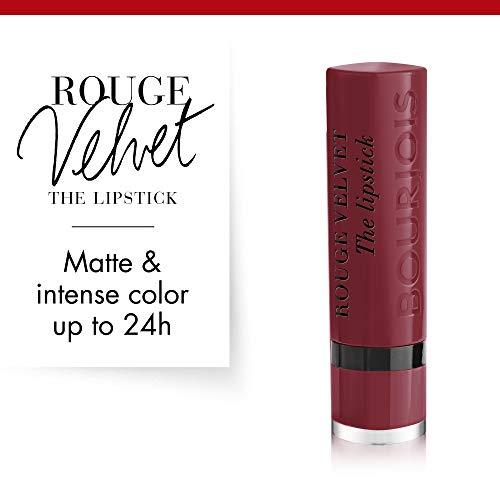 Bourjois - The Lipstick Velvet Red Lipstick - Matte and Velvety Finish - Long Lasting - 40 Nude Lounge - 2.2 g - Image 4