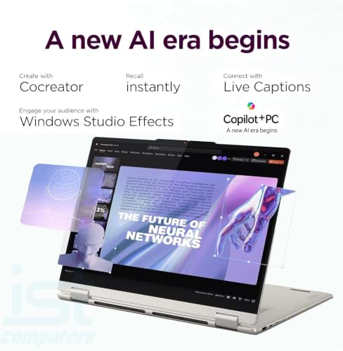 Image of Lenovo Yoga 7 2-in-1 Business Laptop (16 inch FHD+ Touchscreen, AMD Ryzen AI 5 340 (> Intel Ultra 7 165U), 16GB DDR5, 1TB SSD) Copilot+ PC, Backlit, Fingerprint, 1080p IR Webcam, Pen, Wi-Fi 7, Win 11 Home