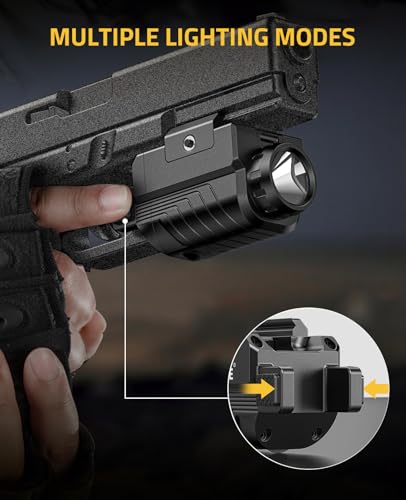 CVLIFE 800 Lumen Pistol Light Rechargeable with New-Generation Sliding Rail - image 5