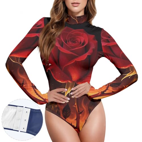 Overol de cuello alto GuoChe y bodis moldeadores para mujer estilo casual chic 2