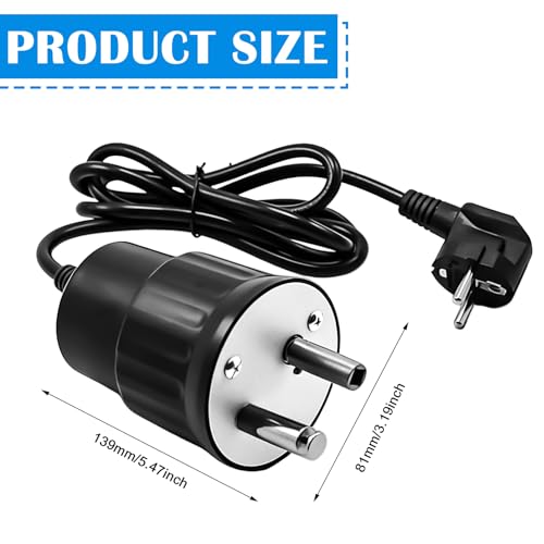 Grillmotor, DC 220-240V Elektromotor Grill, Rotisserie BBQ Grill Motor, Universal Grillmotor für Grillspieß, Grillrotator Motorgrill, Grillspiess Motor Drehmotor für Rotisserie Spießbraten Schaschlik