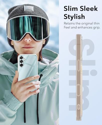 Image of Jkobi Lifetime Anti-Yellow Clear Back Cover Case for Samsung Galaxy M15 5G (Sleek Hard Crystal | Shockproof and Camera Protection)