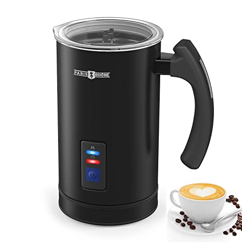 Image of PARIS RHONE Milk Frother, 4-in-1 Electric Automatic Milk Steamer