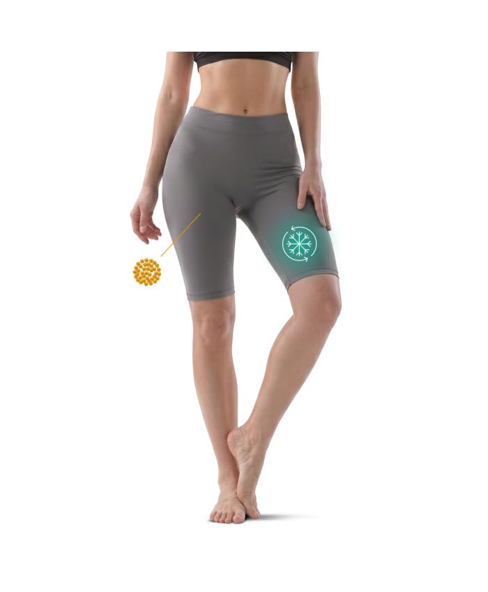 Guam Fibramar Legging Slim Nuit Short Effet Frais Anti-Cellulite, Taille L/XL 46-50