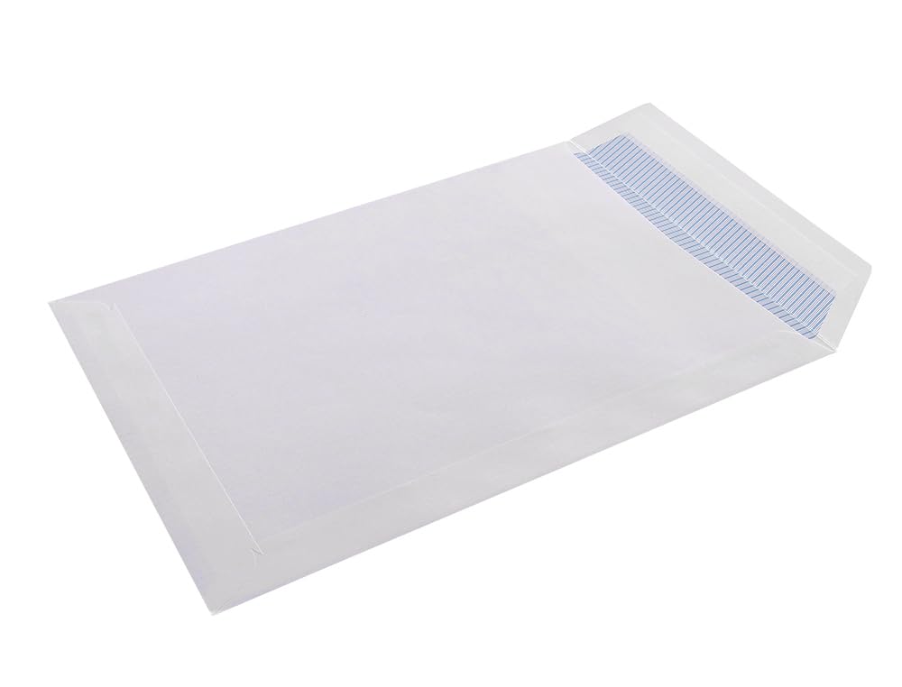 Liderpapel Briefumschlag N.15, B5, 176 x 250 mm, Silikonstreifen, 500 Stück, Weiß