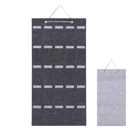 Zuasdvnk Organizador de gafas de sol de pared - Almacenamiento de fieltro para gafas para colgar detrás de la puerta | Range-efectos visuales ahorro de espacio para oficina, dormitorio, sala de estar