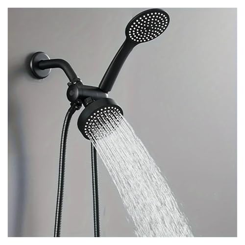 Ensemble de douche 2 en 1 contre le manque de pression avec flexible long