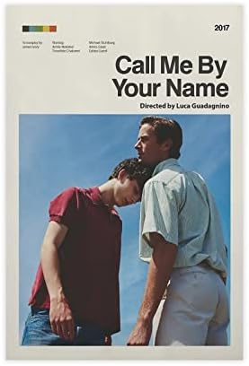 Amazon Com Call Me By Your Name Movie Poster Cool Wall Decor Art Print Canvas Posters For Room Aesthetic Decor Gifts Unframe 12x18inch 30x45cm Posters Prints
