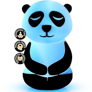 Calm Collective Peaceful Panda Breathing Trainer Light for Calming Stress, Anxiety Relief Items for ADHD, Mindfulness Meditation Tools for Depression, Great Self Care and Mental Health Gifts