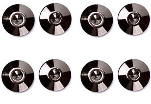 Solid Pure Copper 24K Black Nickel Plated Speaker Spike Pads Shoes feet Set of 8 Pieces