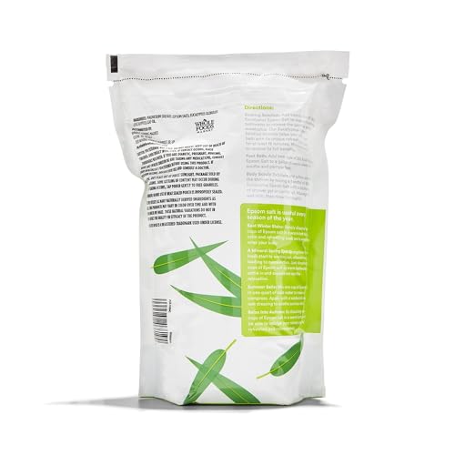 365 by Whole Foods Market, Epsom Salt Soaking Solution, Eucalyptus, 48 Ounce