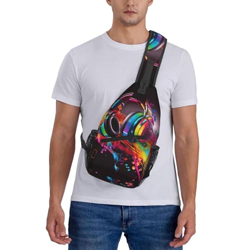 Man's Cross Chest Bag Diagonally Sling Backpack miniatura 7
